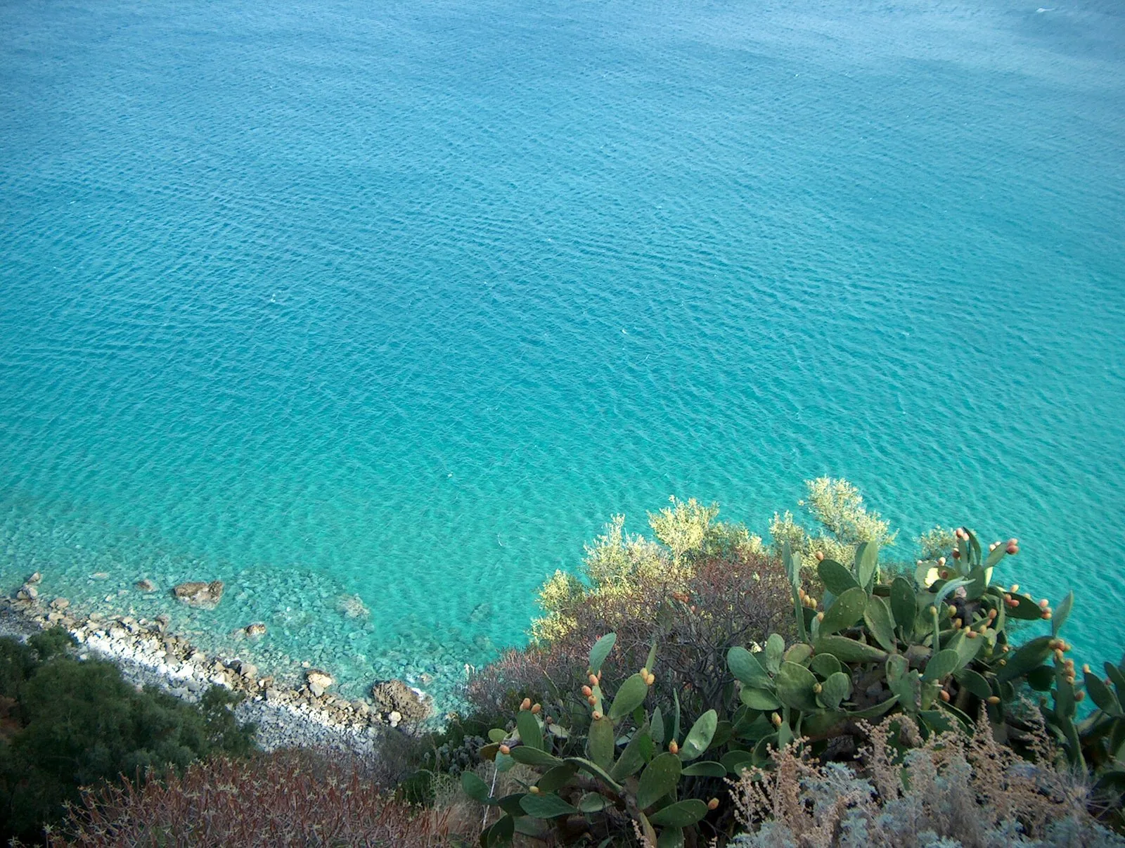 Il mare di Copanello, sulla Costa degli Aranci